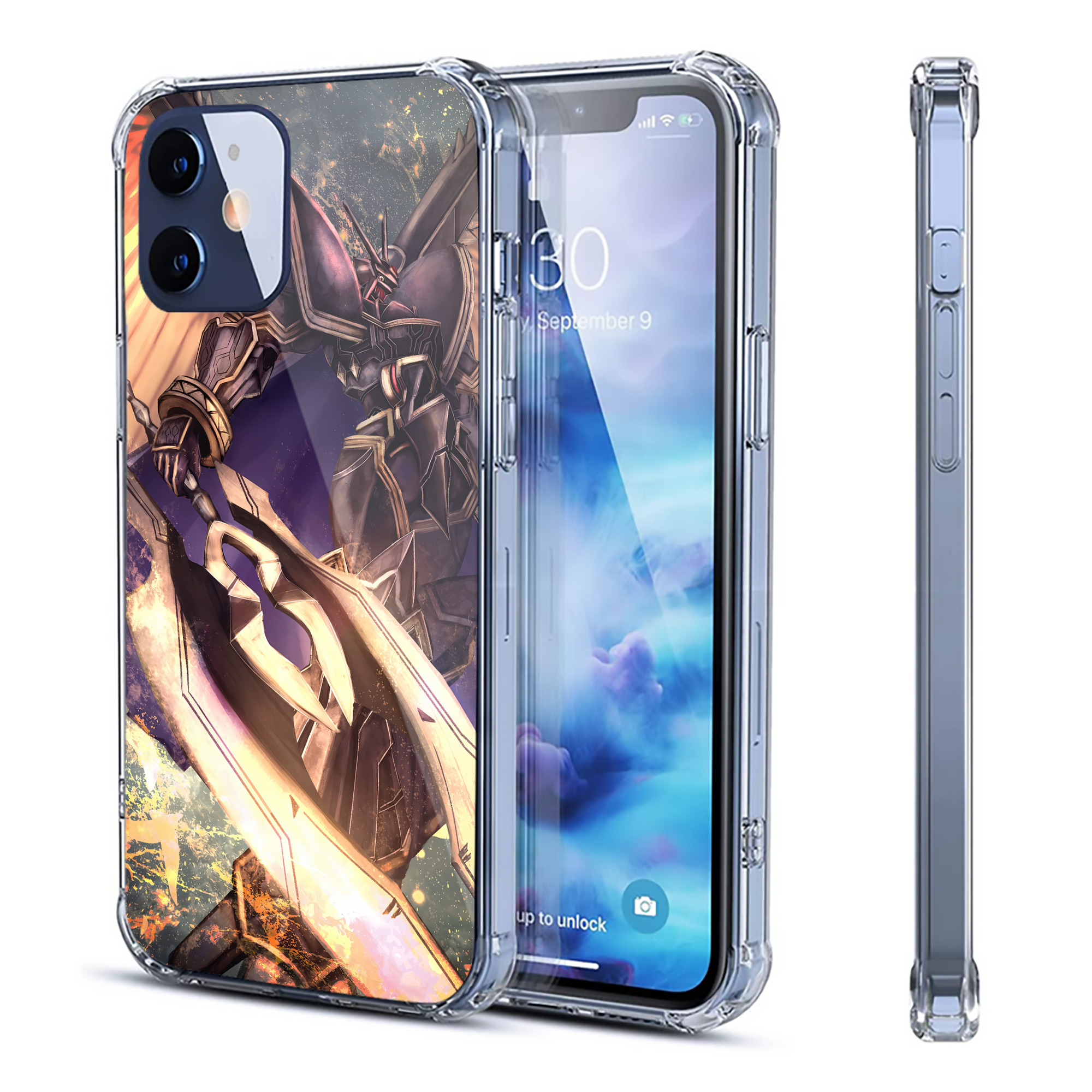 （画像用） Digimon デジタルモンスター/デジモン 【iPhone 12シリーズ対応】透明スマホケース（クリアソフトケース）